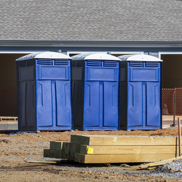 are there any restrictions on what items can be disposed of in the portable toilets in Eastport